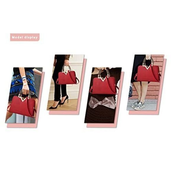 Classic Bag Bag Top Handle Strap Satchel Bag Satchel Bag Office Satchel V - Picture 6 of 6